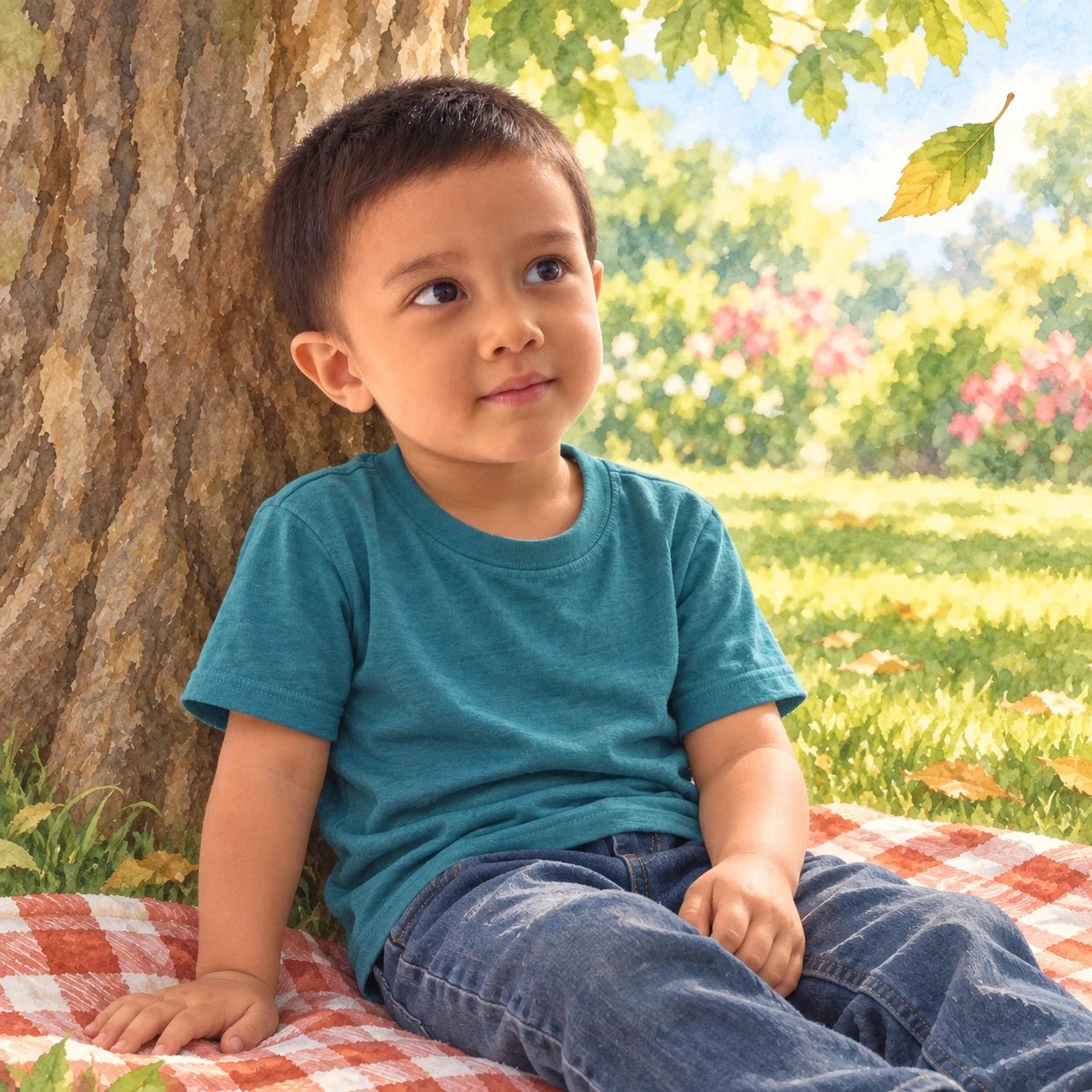 Teo’s imagined calm scene