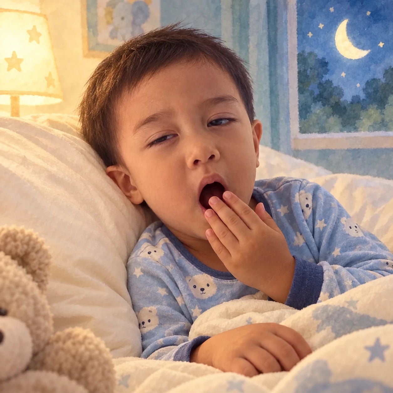 Teo’s imagined sleepy scene